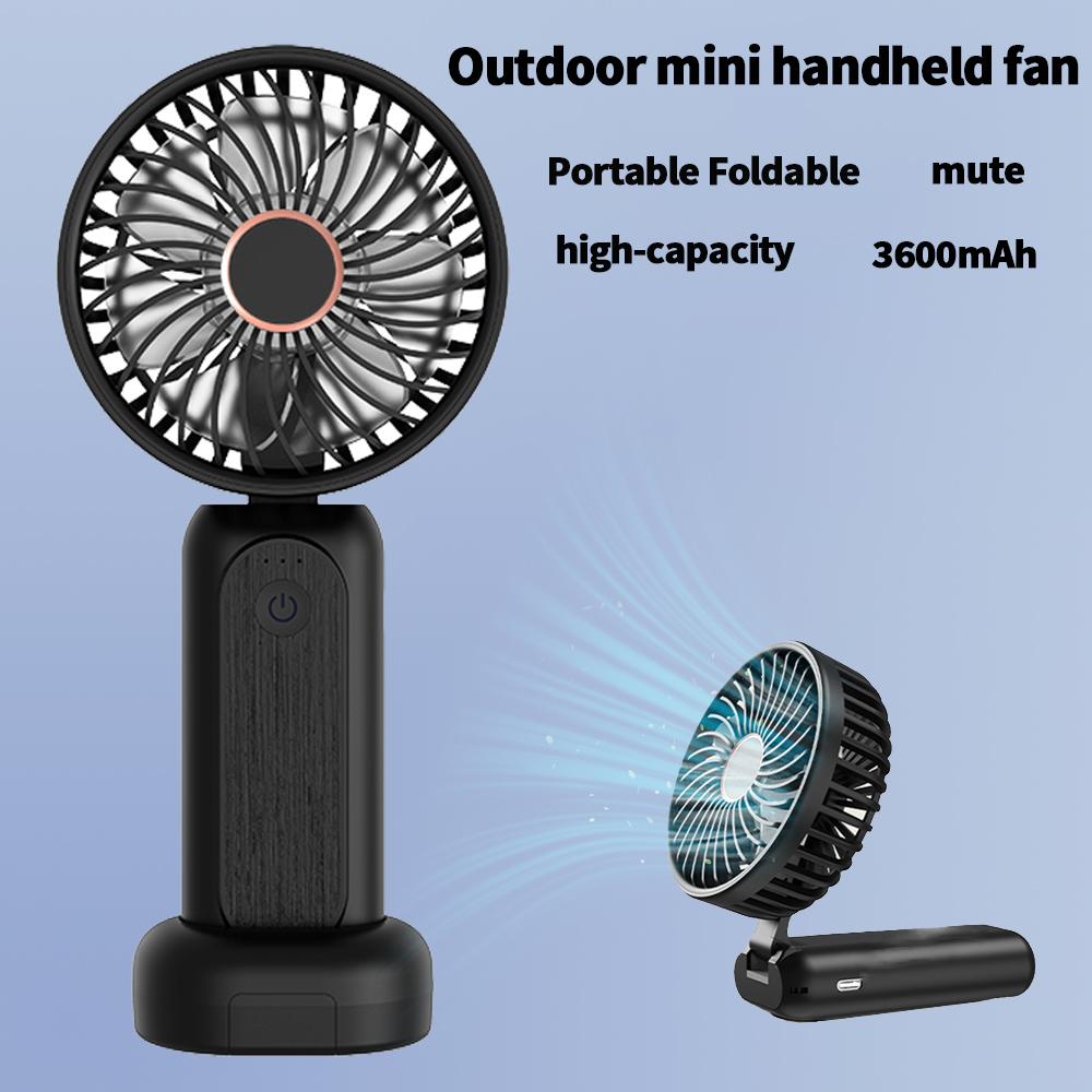 Outdoor mini handheld fan large capacity silent fan portable and foldable 3600mAh can be used as a mobile power charging fan
Outdoor mini handheld fan large capacity silent fan portable and foldable 3600mAh can be used as a mobile power charging fan