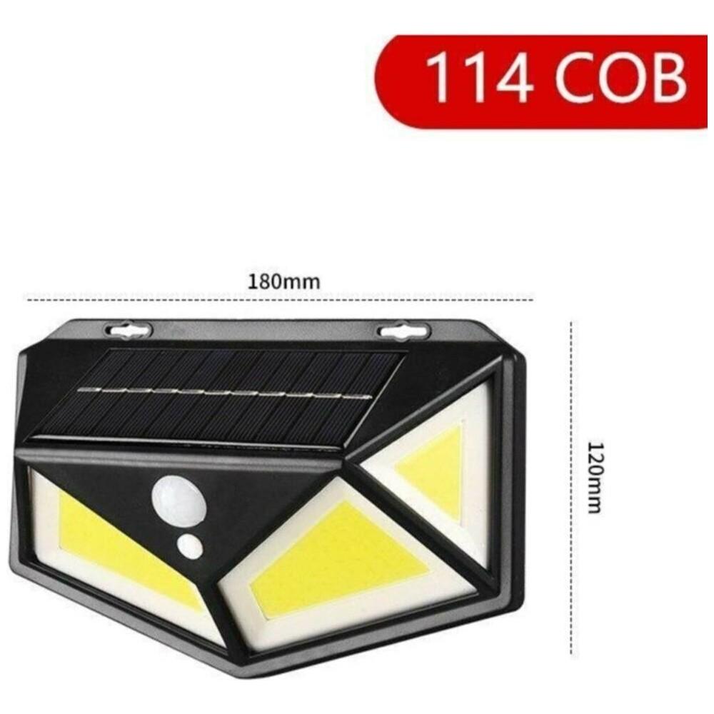 BSSM 114 Led Solar Solar Gardening Motion Sensor Lamp 3 Modes Cob LED