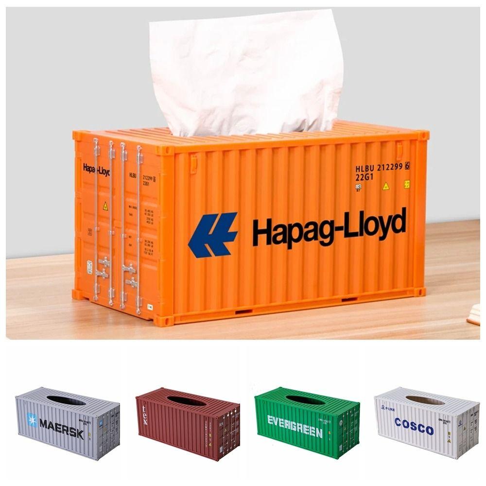Ornaments 1:24 Shipping Container Napkins Holder Desktop Tissue Storage Box Home Decoration style 11 
Ornaments 1:24 Shipping Container Napkins Holder Desktop Tissue Storage Box Home Decoration style 11