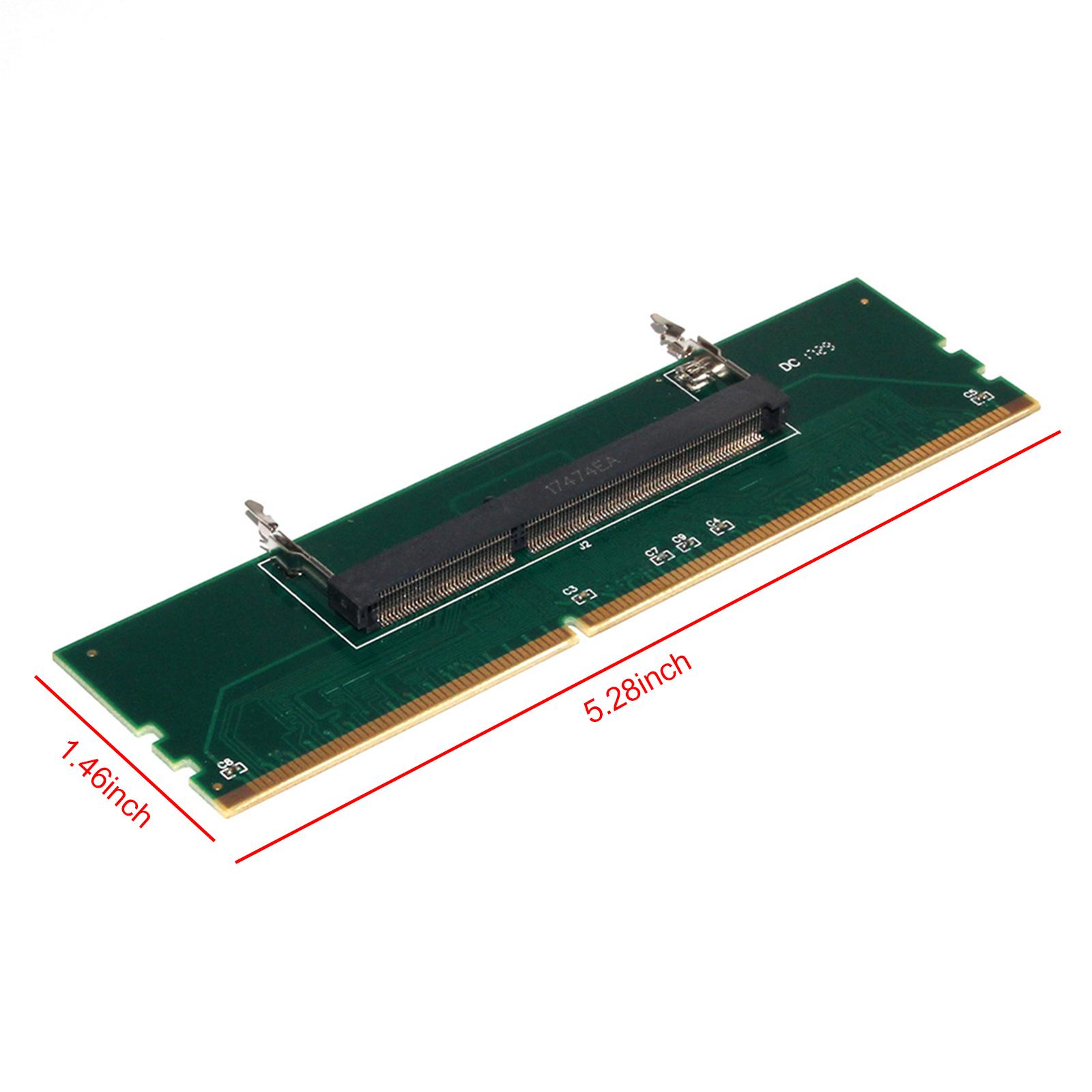 Адаптер-карта пам яті для ноутбука DDR3 DDR4 DDR5 на настільний комп ютер, перетворювачі RAM-пам яті SO-DIMM на PC DIMM, карта розширювального роз єму
Адаптер-карта пам яті для ноутбука DDR3 DDR4 DDR5 на настільний комп ютер, перетворювачі RAM-пам яті SO-DIMM на PC DIMM, карта розширювального роз єму