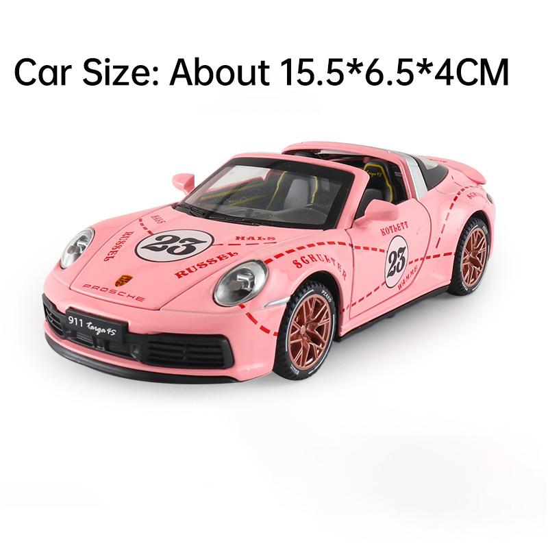 1:32 Scale 911 Targa 4S Taycan Car Model Toy Doors Opened Sound Light Cars Pull Back Rubber Tires Models for Child Holiday Gift
1:32 Scale 911 Targa 4S Taycan Car Model Toy Doors Opened Sound Light Cars Pull Back Rubber Tires Models for Child Holiday Gift