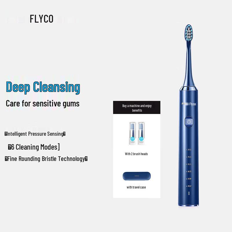 FLYCO Sonic Electric Toothbrush
FLYCO Sonic Electric Toothbrush
