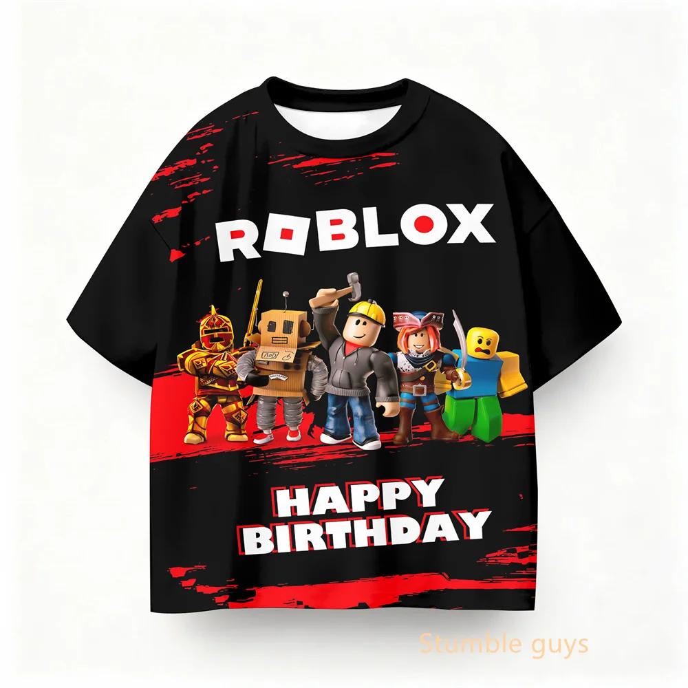 Boys clothing, girls children s Roblox summer T-shirt, anime game T-shirt 150
Boys clothing, girls children s Roblox summer T-shirt, anime game T-shirt 150