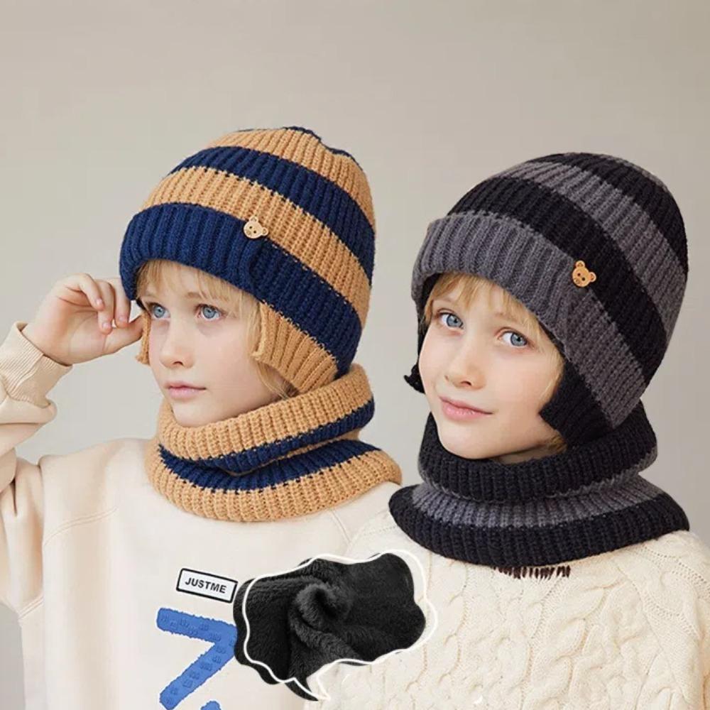 2pcs Fleece Lining Children Hat Scarf Set Ears Protection Children Winter Hat Scarf for Winter 5
2pcs Fleece Lining Children Hat Scarf Set Ears Protection Children Winter Hat Scarf for Winter 5