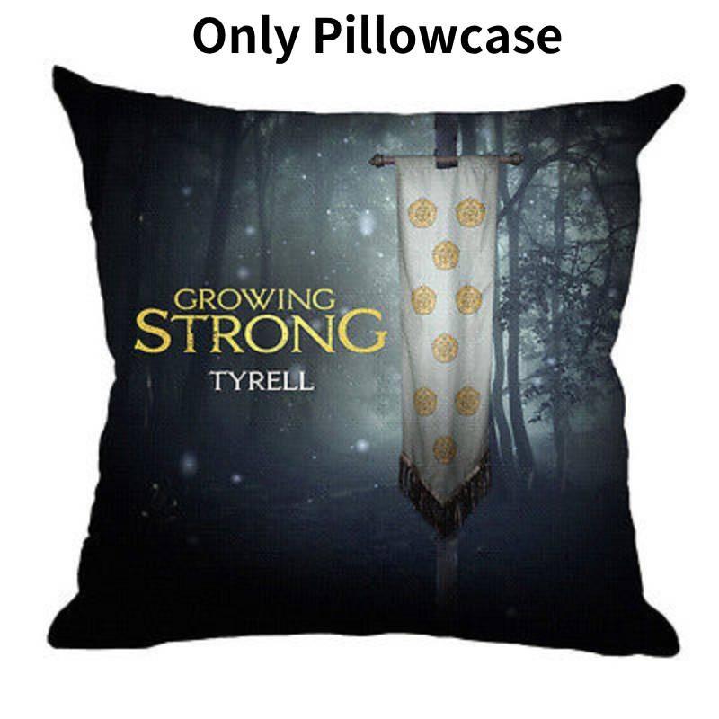 Подушки из хлопка и льна с гербом семьи из Игры престолов, наволочки, чехлы для подушек, украшение Growing Strong Tyrell
Подушки из хлопка и льна с гербом семьи из Игры престолов, наволочки, чехлы для подушек, украшение Growing Strong Tyrell