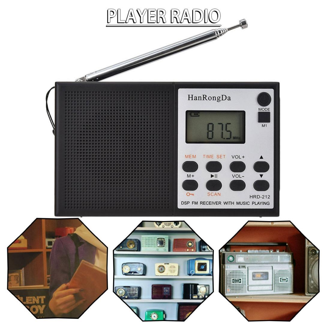 PDTO Новый цифровой FM-приемник HRD-212DSP/Bluetooth/MP3-плеер для прослушивания экзаменационного радио
PDTO Новый цифровой FM-приемник HRD-212DSP/Bluetooth/MP3-плеер для прослушивания экзаменационного радио