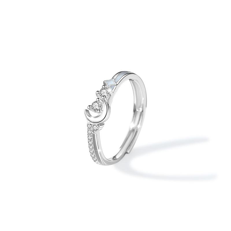 Luminous Couple Ring, Men s and Women s Versatile Zircon Ring Ring, Moon Pair Ring opening adjustable
Luminous Couple Ring, Men s and Women s Versatile Zircon Ring Ring, Moon Pair Ring opening adjustable