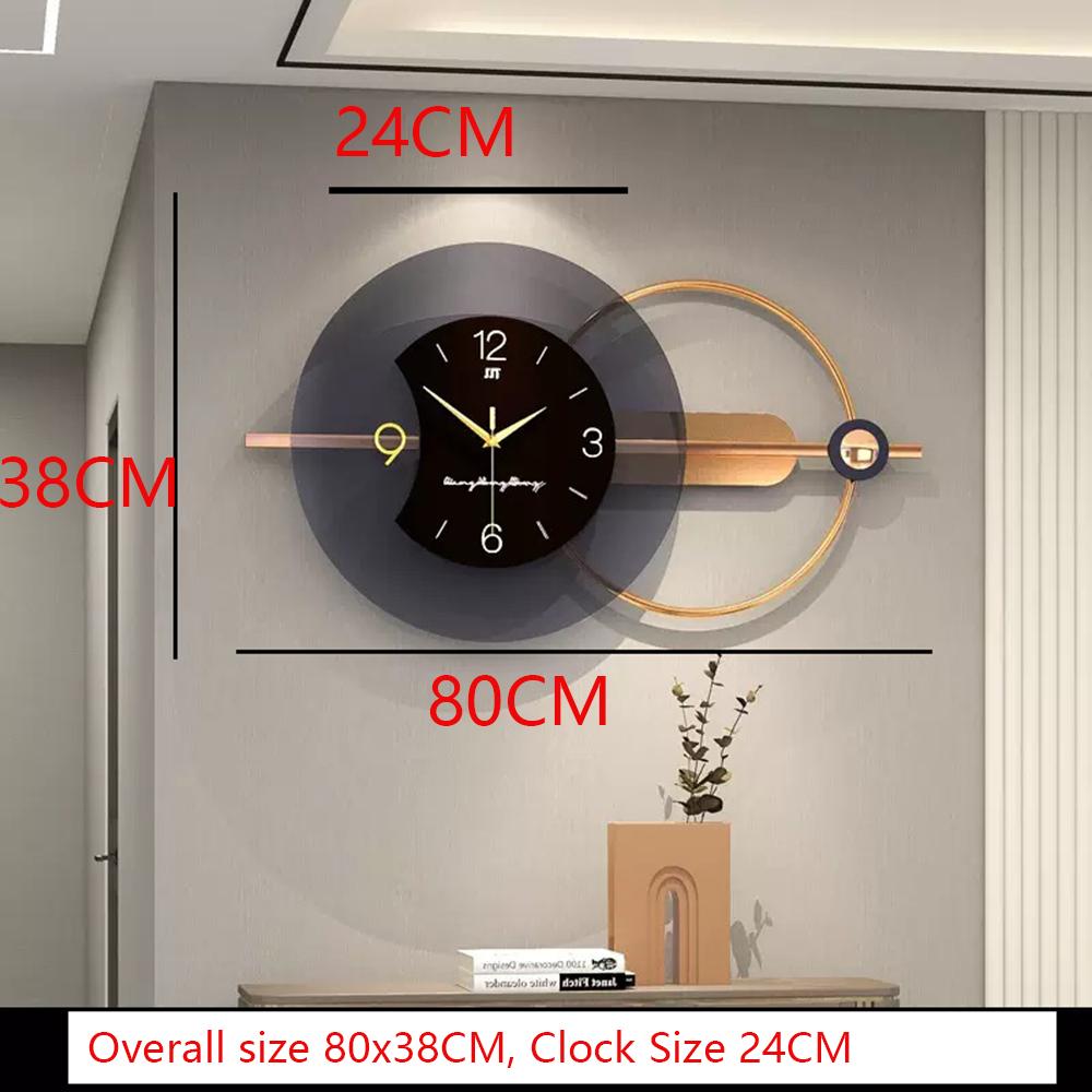 Large Wall Clock Double-Layer Modern Design Silent Art Decoration Nordic Hanging Horologe for Living Room Home Decor Wall Clock чёрный
Large Wall Clock Double-Layer Modern Design Silent Art Decoration Nordic Hanging Horologe for Living Room Home Decor Wall Clock чёрный
