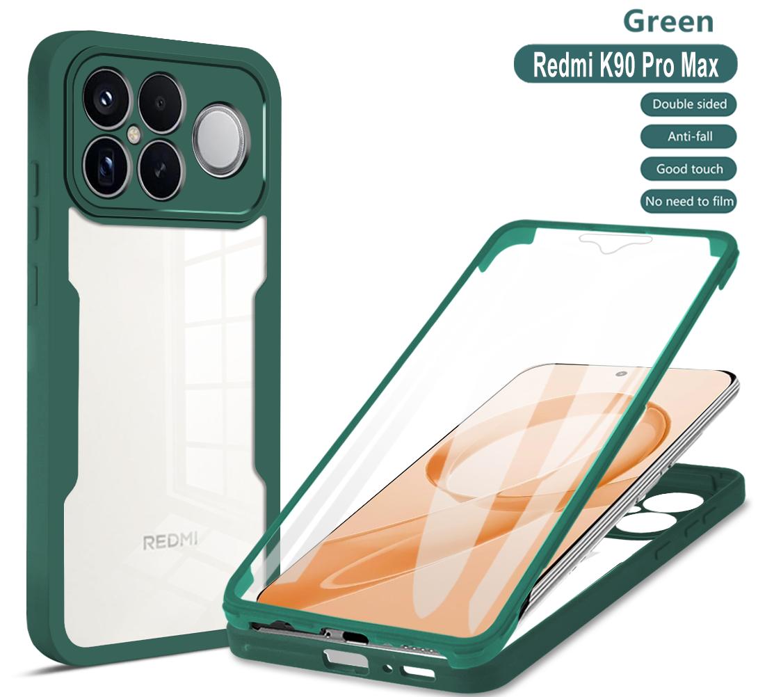 360 Full Body Screen Protector Transparent Case For Xiaomi Poco F8 Pro F8 Ultra PocoF8Pro PocoF8Ultra 5G Back Cover For Poco F8 Ultra зелений
360 Full Body Screen Protector Transparent Case For Xiaomi Poco F8 Pro F8 Ultra PocoF8Pro PocoF8Ultra 5G Back Cover For Poco F8 Ultra зелений