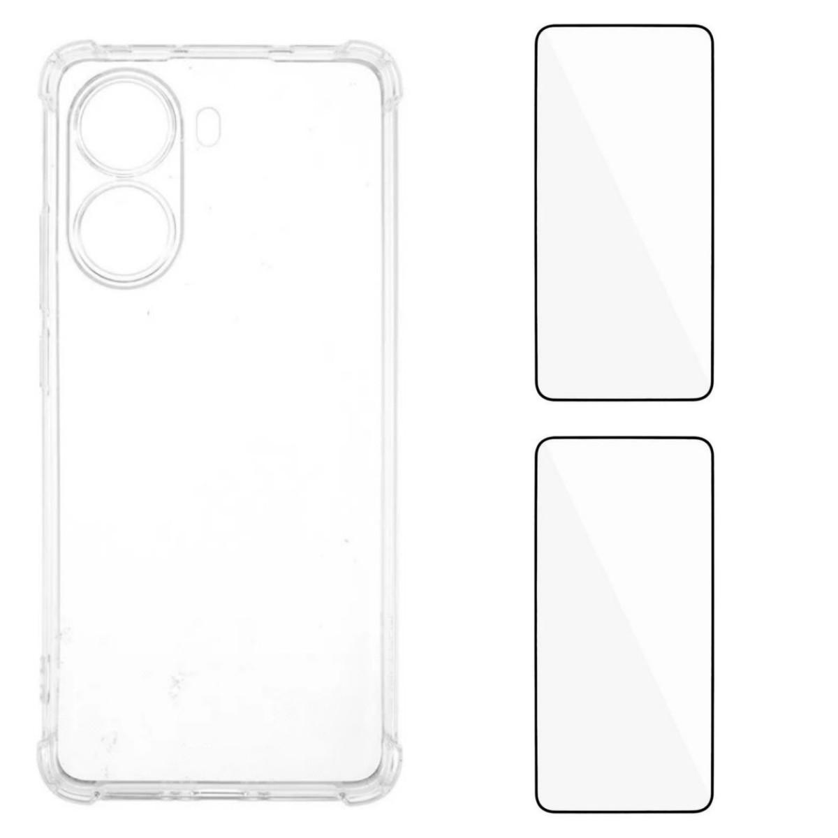 For Xiaomi Redmi Turbo 4 5G TPU Case WANLONFENG WL3 Series 1.5mm Phone Cover with 2Pcs Tempered Glass Films Transparent
For Xiaomi Redmi Turbo 4 5G TPU Case WANLONFENG WL3 Series 1.5mm Phone Cover with 2Pcs Tempered Glass Films Transparent