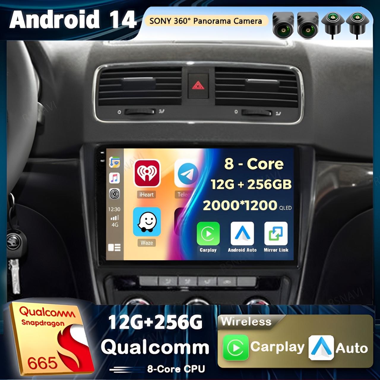 Android 14 Радио для Skoda Yeti 5L 2009 2010 - 2014 Плеер Мультимедиа GPS Навигация Стерео CarPlay Авто Видео 4G+WIFI 2 DIN
Android 14 Радио для Skoda Yeti 5L 2009 2010 - 2014 Плеер Мультимедиа GPS Навигация Стерео CarPlay Авто Видео 4G+WIFI 2 DIN