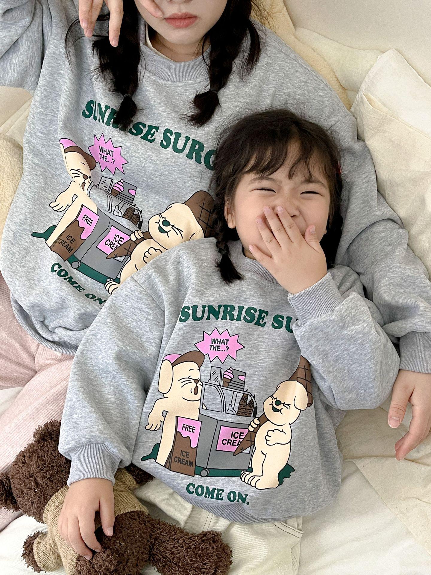 Family Winter Fleece Parent-Child Sweatshirt - Cozy Small Animal Design Size 90 (Height 90-95 cm, Weight 20-25 kg) серый
Family Winter Fleece Parent-Child Sweatshirt - Cozy Small Animal Design Size 90 (Height 90-95 cm, Weight 20-25 kg) серый