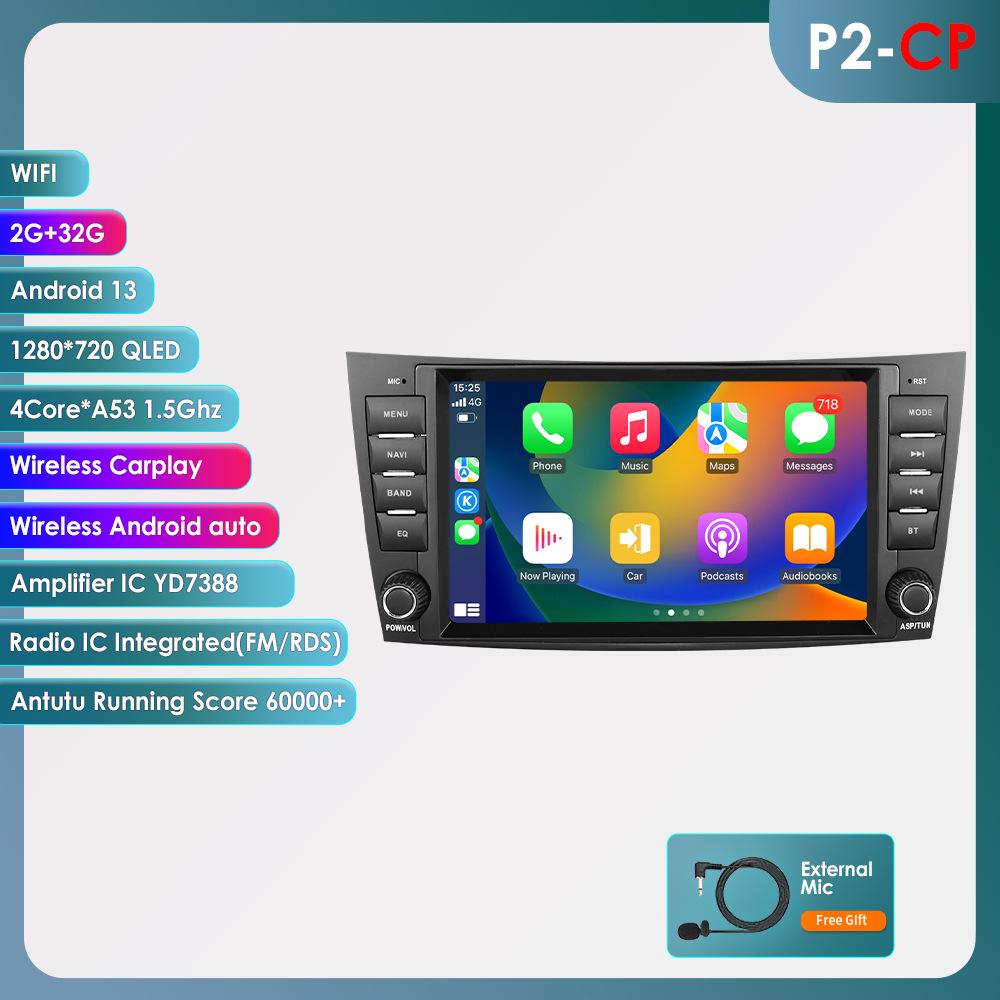 8-inch Navigation System with CarPlay for Mercedes E-Class W211/W219/CLS 8-inch diskless Mercedes-Benz W219
8-inch Navigation System with CarPlay for Mercedes E-Class W211/W219/CLS 8-inch diskless Mercedes-Benz W219