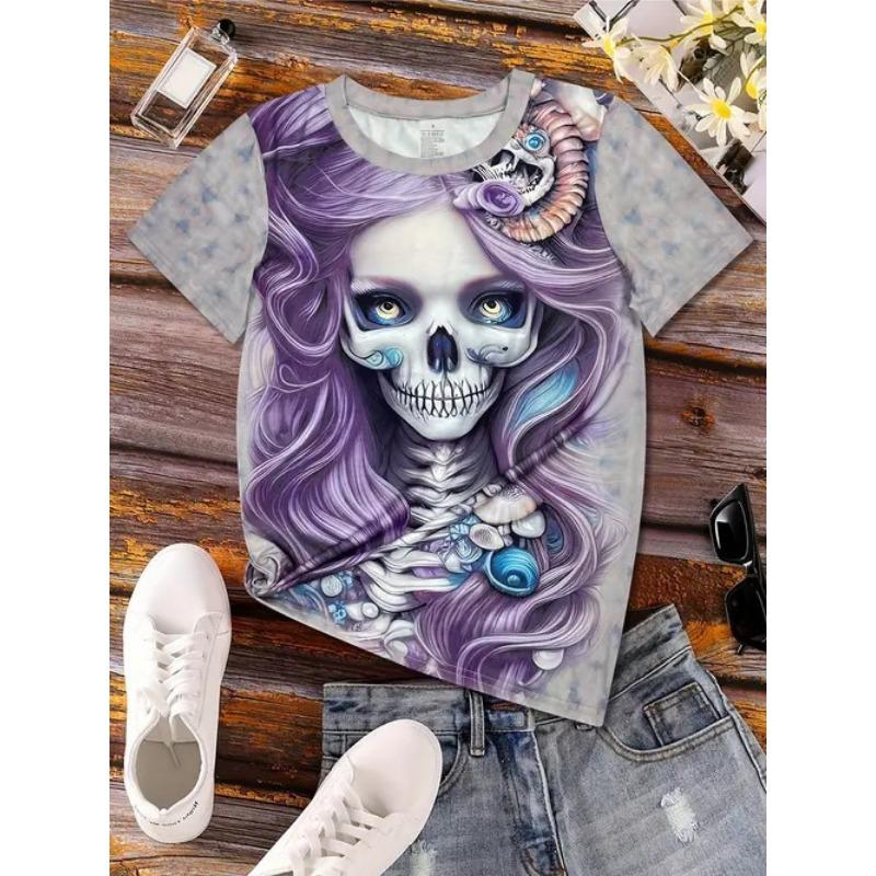 Женская летняя модная повседневная универсальная футболка с короткими рукавами и круглым вырезом с 3D-принтом 6XL
Женская летняя модная повседневная универсальная футболка с короткими рукавами и круглым вырезом с 3D-принтом 6XL