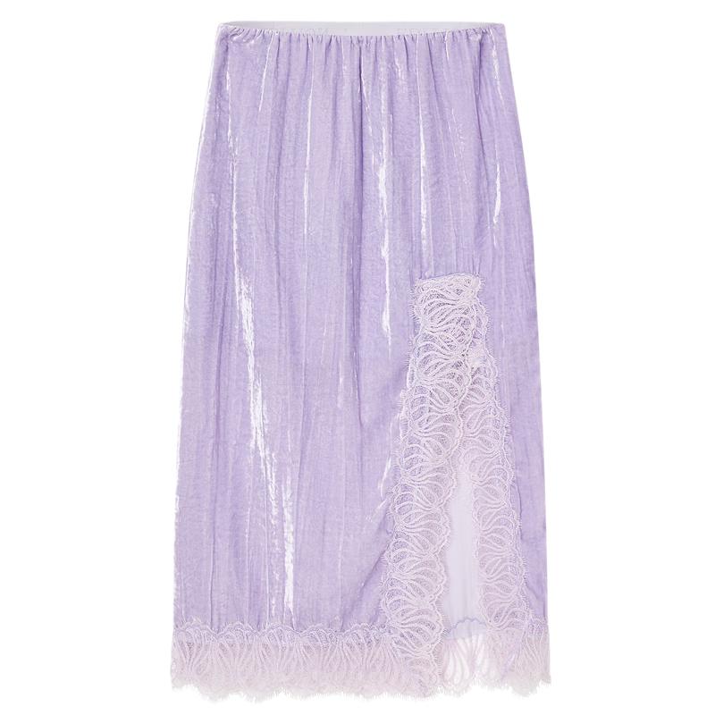 Edition Velvet Lace Patchwork Slit Skirt XS
Edition Velvet Lace Patchwork Slit Skirt XS