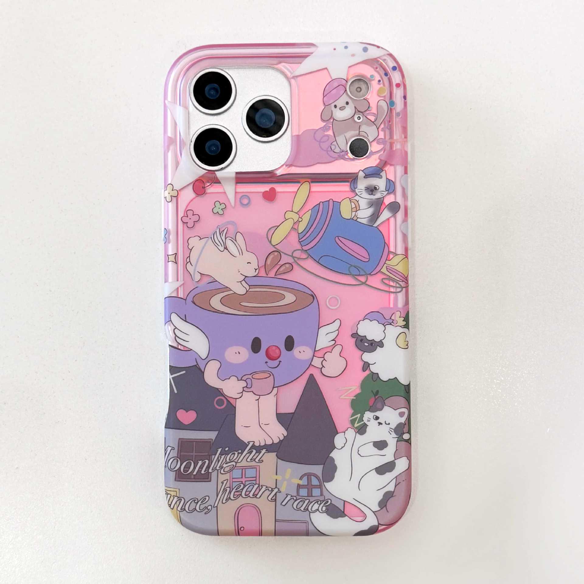 Double-sided Cartoon Animal IMD Case for Apple iP17 Pro Max - Cute, Drop-proof, Compatible with 15/16. iPhone 17 Pro Max
Double-sided Cartoon Animal IMD Case for Apple iP17 Pro Max - Cute, Drop-proof, Compatible with 15/16. iPhone 17 Pro Max