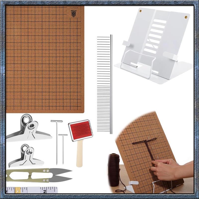Aug. Adjustable Macrame Tool Holder(108 Pcs), Double Sided Grids, Scissors Ruler For Braiding Bracelets Creation Supplies
Aug. Adjustable Macrame Tool Holder(108 Pcs), Double Sided Grids, Scissors Ruler For Braiding Bracelets Creation Supplies