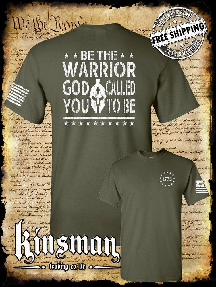 Be The Warrior God Called You To Be 2-Sided T-Shirt 2nd Amendment USA Military S
Be The Warrior God Called You To Be 2-Sided T-Shirt 2nd Amendment USA Military S