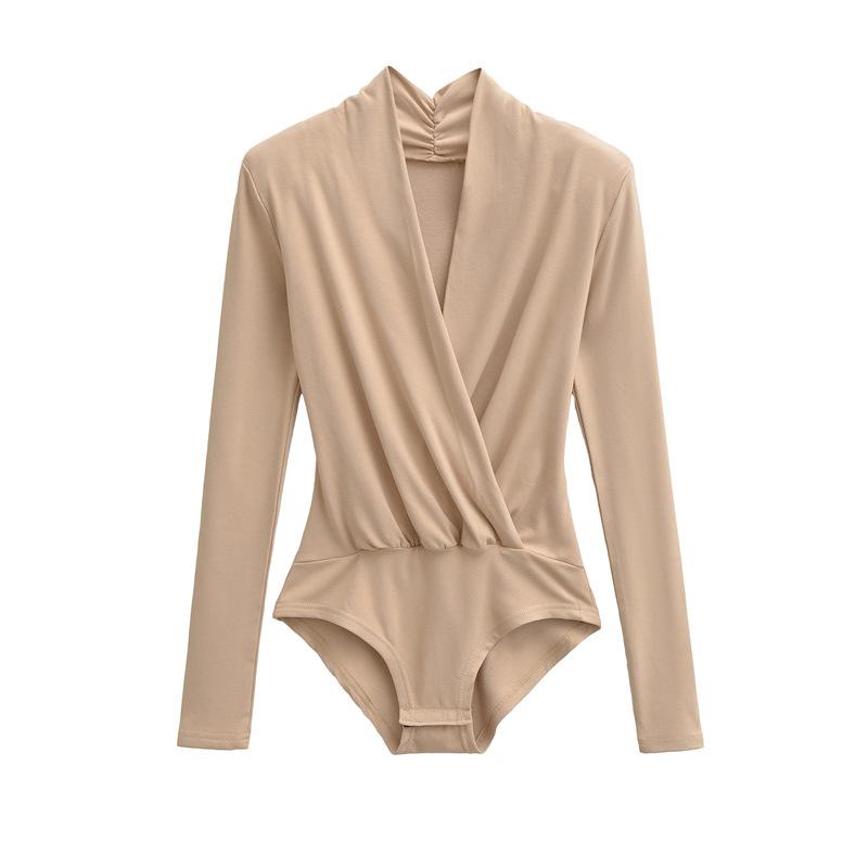 Mature Style Pleated Waist V-Neck Fleece-Lined Long-Sleeve Jumpsuit with Padded Shoulders, Women s Slimming Fashion. Small (S) бежевий
Mature Style Pleated Waist V-Neck Fleece-Lined Long-Sleeve Jumpsuit with Padded Shoulders, Women s Slimming Fashion. Small (S) бежевий