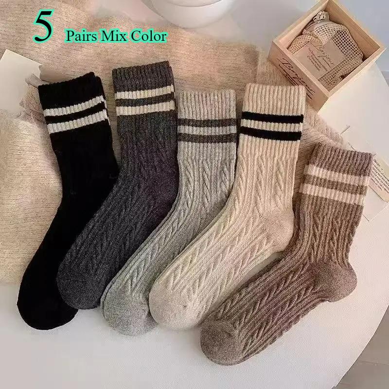 5/10Pair Women S Autumn Winter Striped Mid Tube Socks Warmth Comfort Fashion College Style Three-Dimensional Texture Casual Sock One Size
5/10Pair Women S Autumn Winter Striped Mid Tube Socks Warmth Comfort Fashion College Style Three-Dimensional Texture Casual Sock One Size