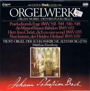 LP Record MATTHIAS EISENBERG Johann Sebastian Bach Orgelwerke T C27073 CAPRICCIO Germany Classical Used
LP Record MATTHIAS EISENBERG Johann Sebastian Bach Orgelwerke T C27073 CAPRICCIO Germany Classical Used