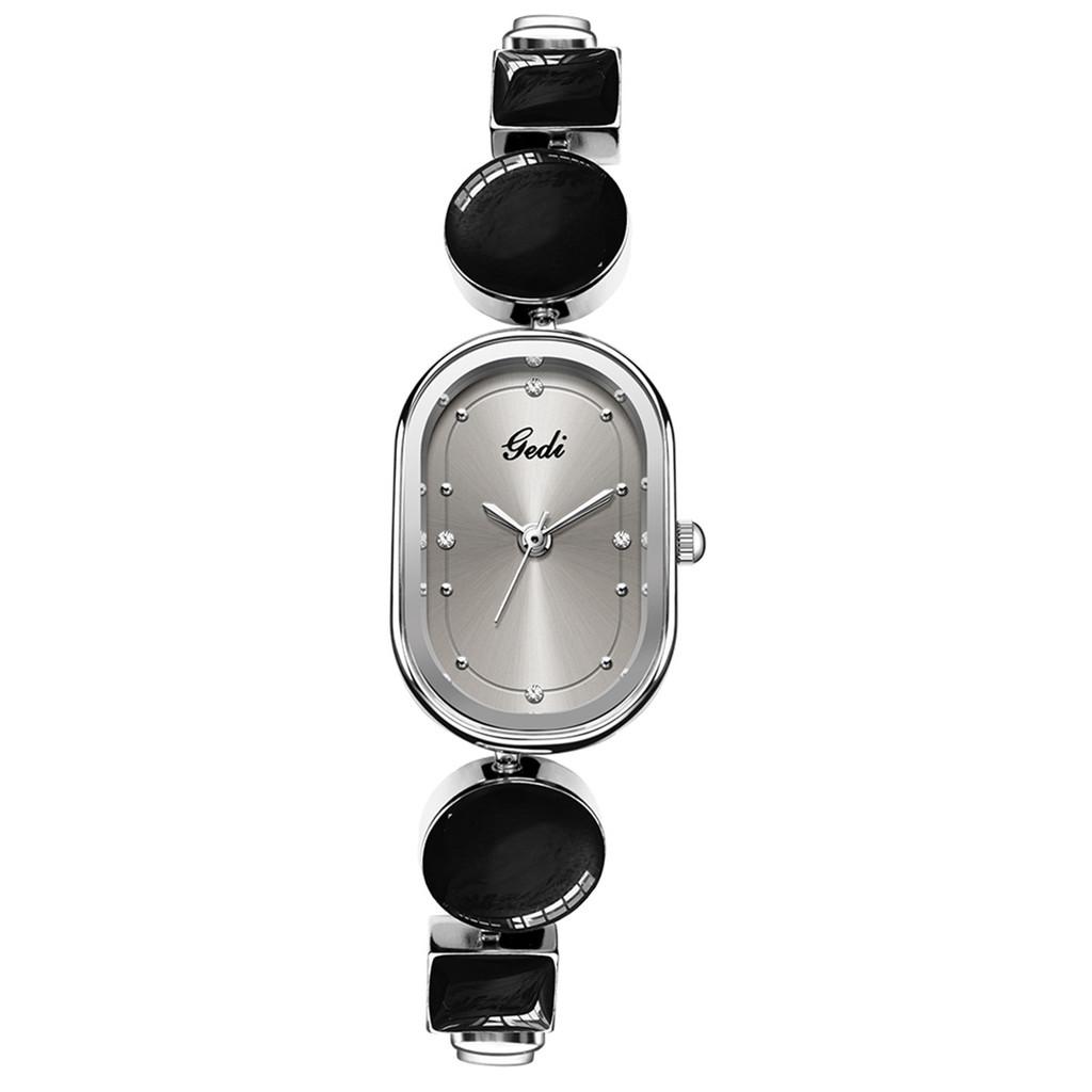 Gedi Artistic Elliptical Womens Quartz Watch With Decorative Dial For Fashion Ladies Gray Black
Gedi Artistic Elliptical Womens Quartz Watch With Decorative Dial For Fashion Ladies Gray Black