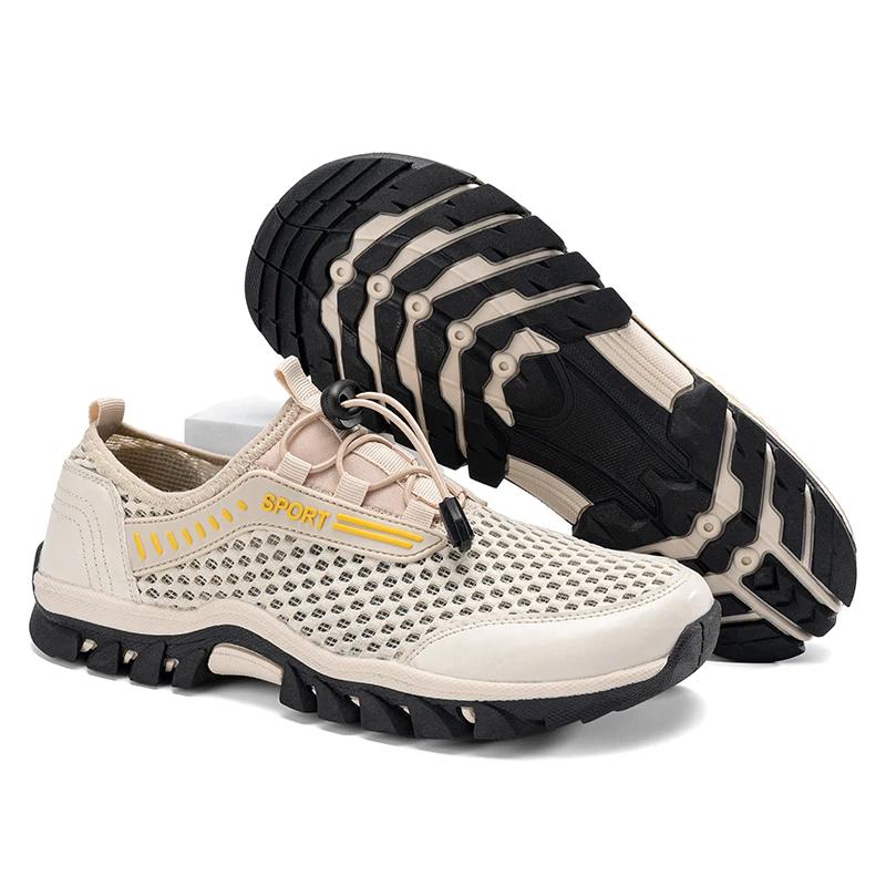 Модные дышащие сетчатые мужские кроссовки, уличная обувь для мужчин, летние походные сандалии, обувь для ходьбы по воде, спортивная обувь для ходьбы, мужские кроссовки 39 бежевый
Модные дышащие сетчатые мужские кроссовки, уличная обувь для мужчин, летние походные сандалии, обувь для ходьбы по воде, спортивная обувь для ходьбы, мужские кроссовки 39 бежевый