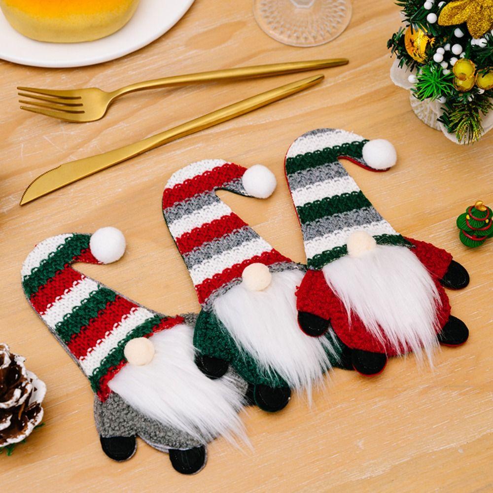 3pcs Handmade Christmas Gnome Cutlery Cover Cartoon Xmas Tableware Storage Bag Home Xmas Decor зелёный
3pcs Handmade Christmas Gnome Cutlery Cover Cartoon Xmas Tableware Storage Bag Home Xmas Decor зелёный