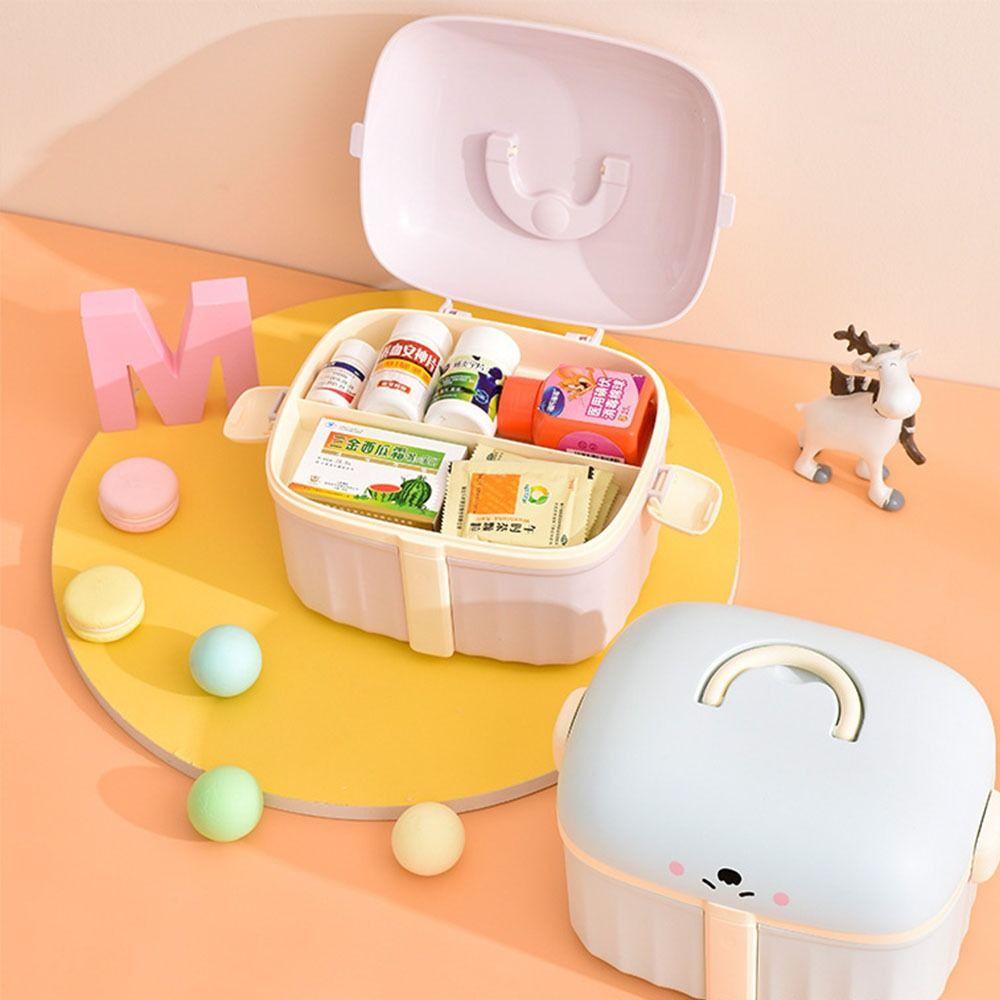 Plastic Jewelry Organizer Large Capacity Medicine Box New Storage Container Small Items
Plastic Jewelry Organizer Large Capacity Medicine Box New Storage Container Small Items