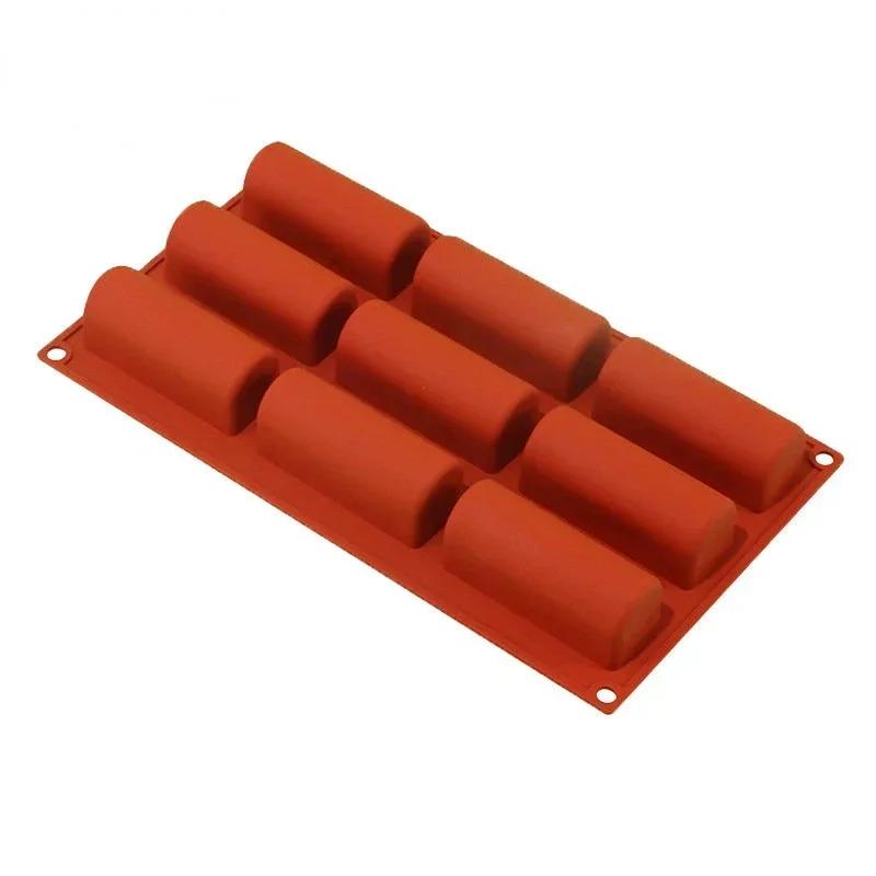9 Cavity Silicone Mold 3D Stick Half-cylindrical Long Strip Shape Chocolate Truffle Mousse Cake Dessert Mold DIY Baking Moulds красный
9 Cavity Silicone Mold 3D Stick Half-cylindrical Long Strip Shape Chocolate Truffle Mousse Cake Dessert Mold DIY Baking Moulds красный