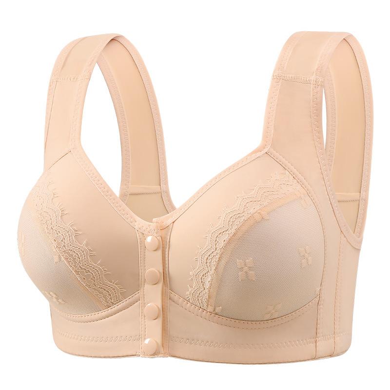 Front Button Without Steel Ring Button Vest Style Middle-aged and Elderly Underwear Lace Plus Size Bra Women s Text Bra 46/105 золотий
Front Button Without Steel Ring Button Vest Style Middle-aged and Elderly Underwear Lace Plus Size Bra Women s Text Bra 46/105 золотий