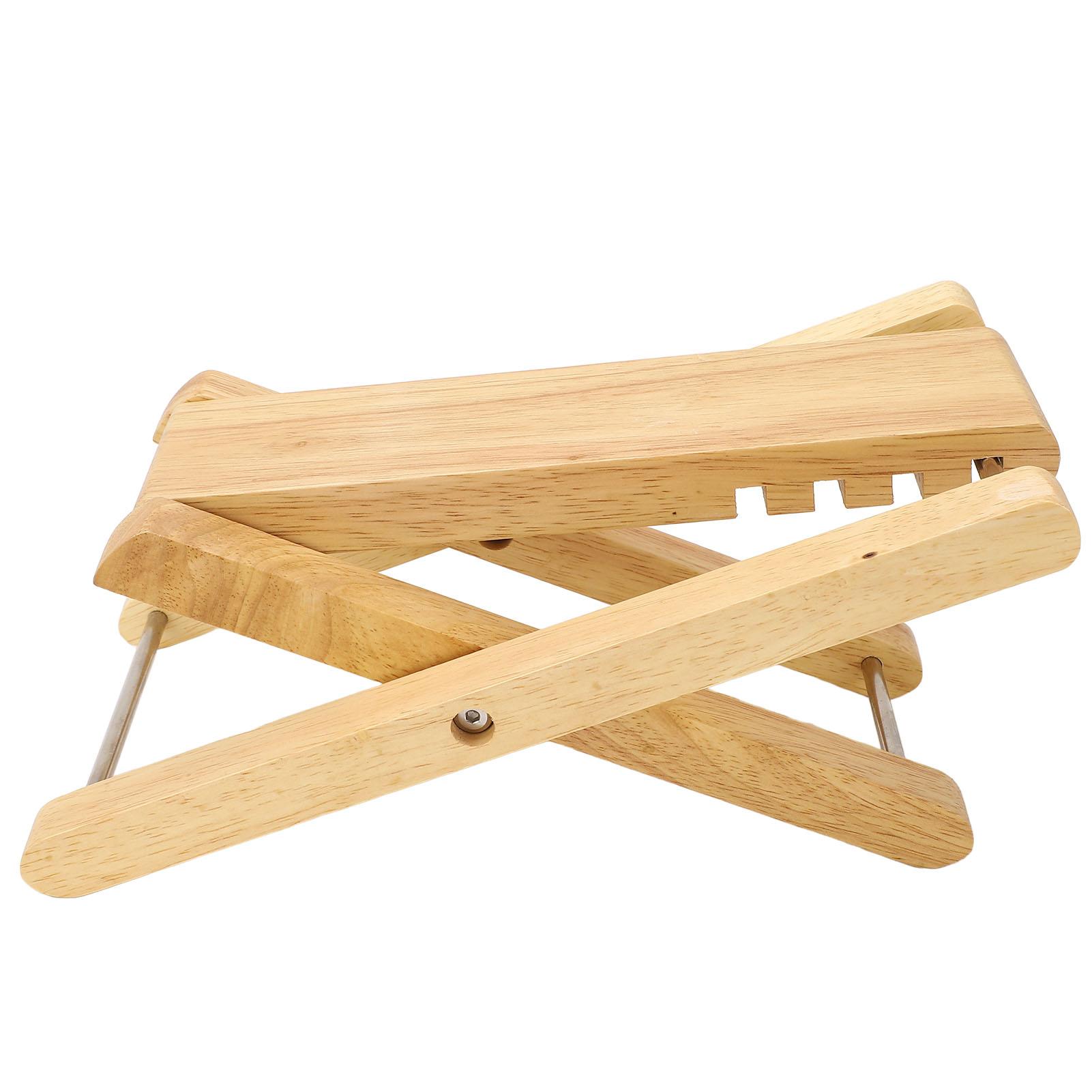 Guitar Footstool 4 Position Height Adjustable Foldable Portable Bamboo Guitar Foot Rest for Performance Practice
Guitar Footstool 4 Position Height Adjustable Foldable Portable Bamboo Guitar Foot Rest for Performance Practice