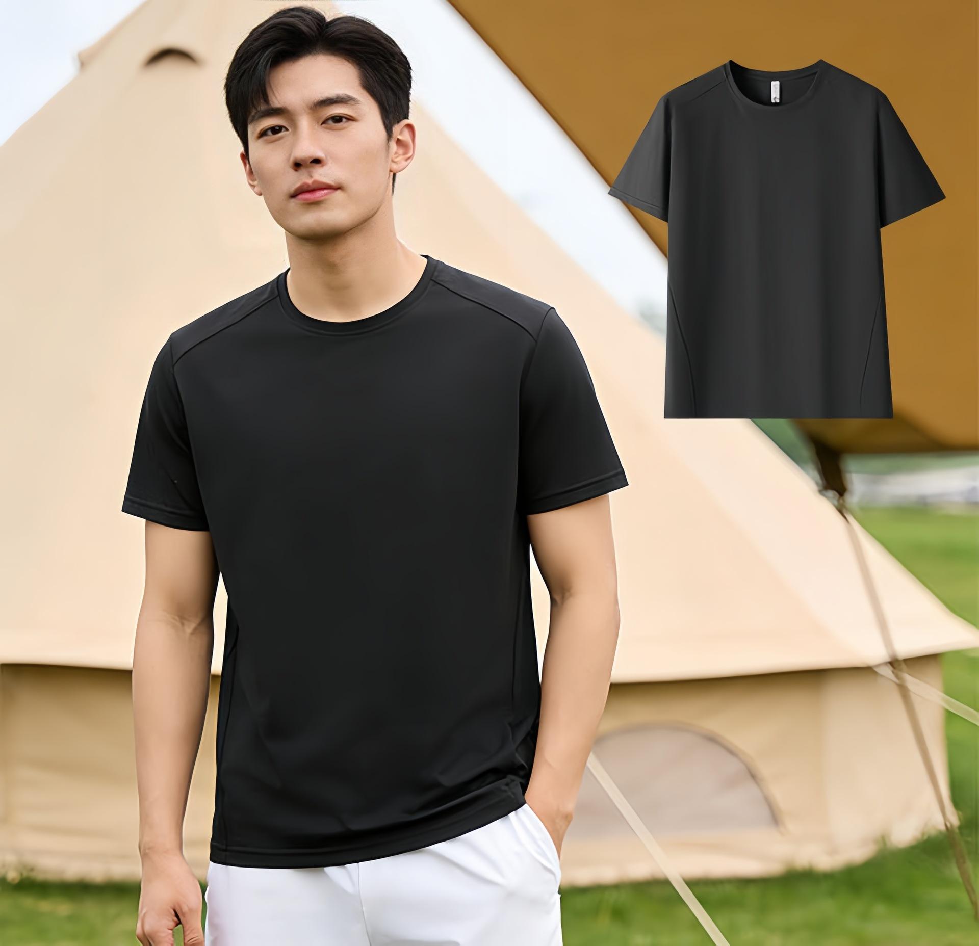 Men’s Ice Silk Sports T-Shirt, Short-Sleeve, Plus-Size, for Running 2XL чёрный
Men’s Ice Silk Sports T-Shirt, Short-Sleeve, Plus-Size, for Running 2XL чёрный