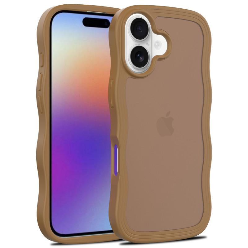 Suitable Iphone17 Phone Case Skin Wave Pattern 16promax Matte 15plus Protective Cover iPhone 17 коричневый
Suitable Iphone17 Phone Case Skin Wave Pattern 16promax Matte 15plus Protective Cover iPhone 17 коричневый