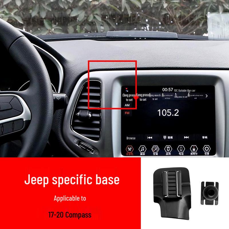 Автомобільний тримач для телефону для Jeep Compass, Renegade, Commander, Cherokee, Wrangler
Автомобільний тримач для телефону для Jeep Compass, Renegade, Commander, Cherokee, Wrangler