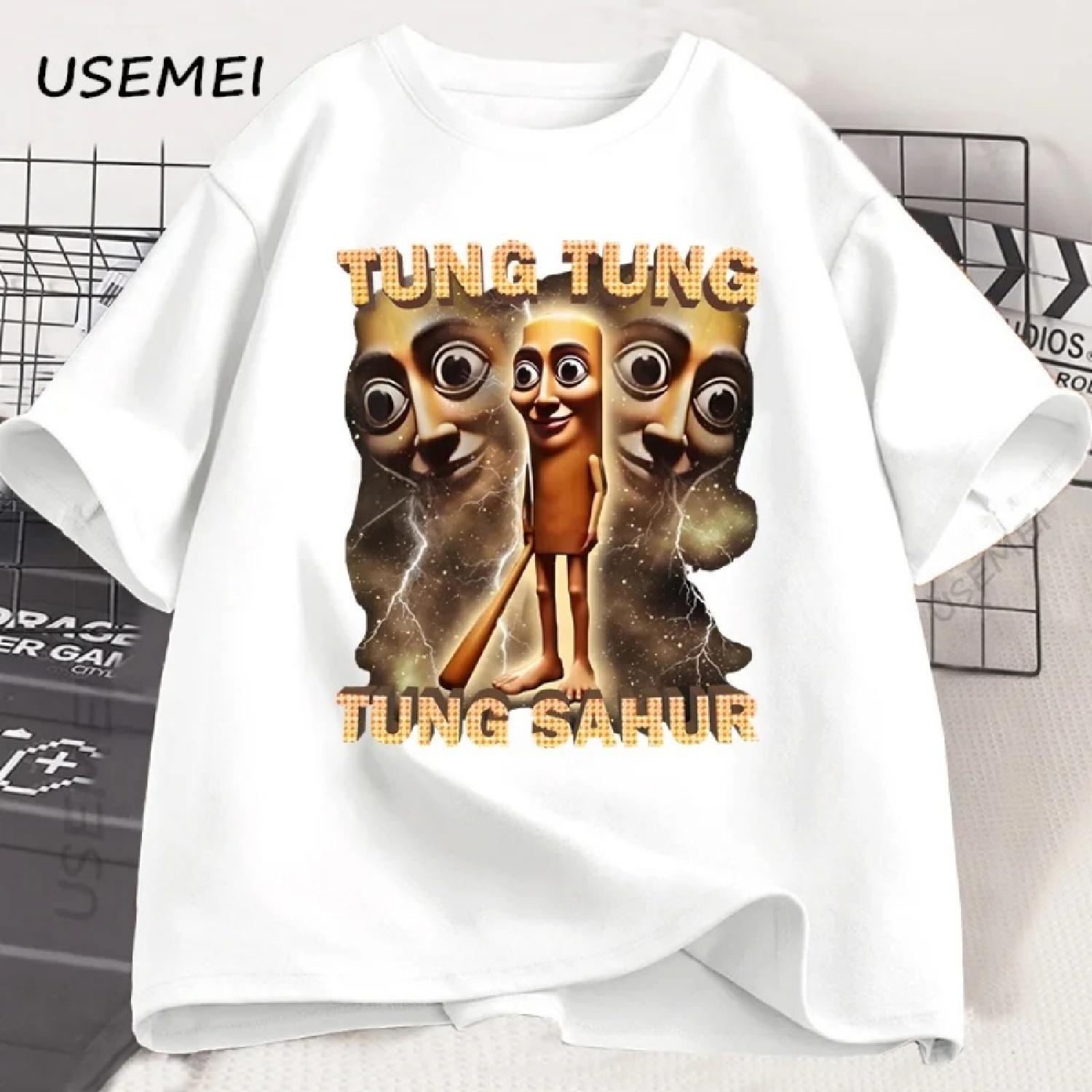 Tung Tung Tung Sahur Funny Meme Classic T-Shirt Men Women Grpahic T Shirts Cotton Printed Tshirt Mens Designer Clothes XXXXXL білий
Tung Tung Tung Sahur Funny Meme Classic T-Shirt Men Women Grpahic T Shirts Cotton Printed Tshirt Mens Designer Clothes XXXXXL білий