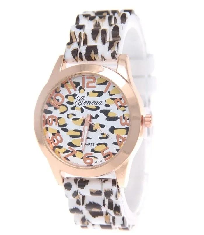 Geneva Watch Leopard Print Silicone Watch 2025 New Fashion Casual Student Watches Leopard Print Color Quartz Watches for Women білий
Geneva Watch Leopard Print Silicone Watch 2025 New Fashion Casual Student Watches Leopard Print Color Quartz Watches for Women білий