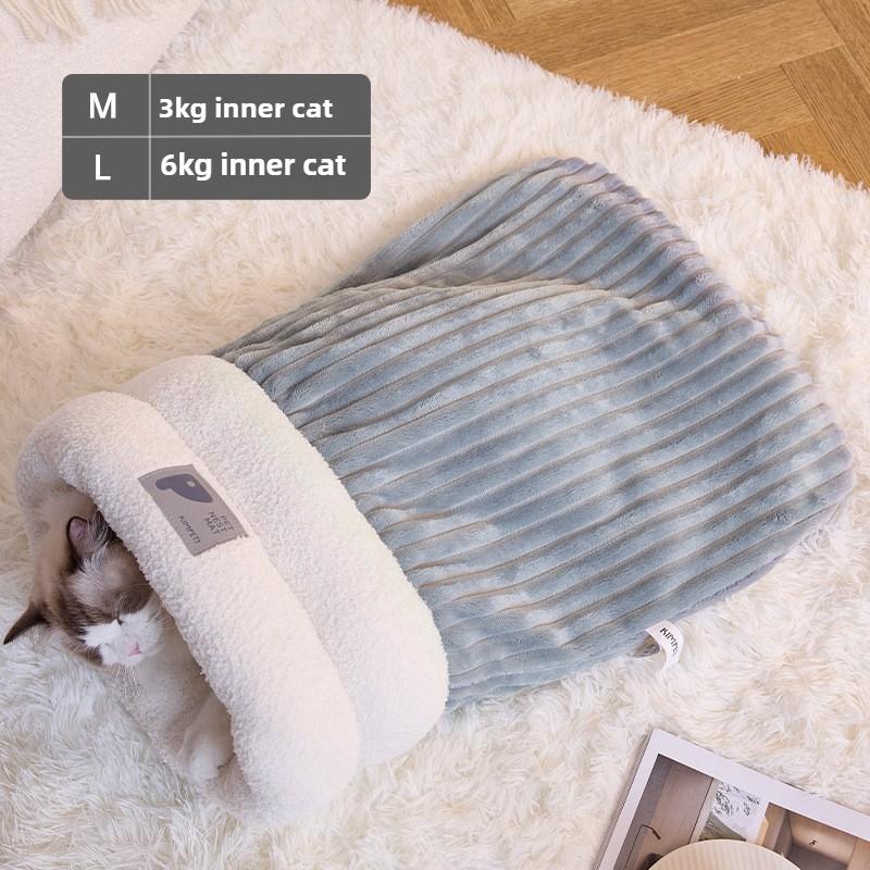 Winter Warm Cat Nest Sleeping Bag Closed Kitten Beds Security Kennel Dog House Warm Plush Sleeping Bag Cat s Nest Supplies M 44X37CM синій
Winter Warm Cat Nest Sleeping Bag Closed Kitten Beds Security Kennel Dog House Warm Plush Sleeping Bag Cat s Nest Supplies M 44X37CM синій