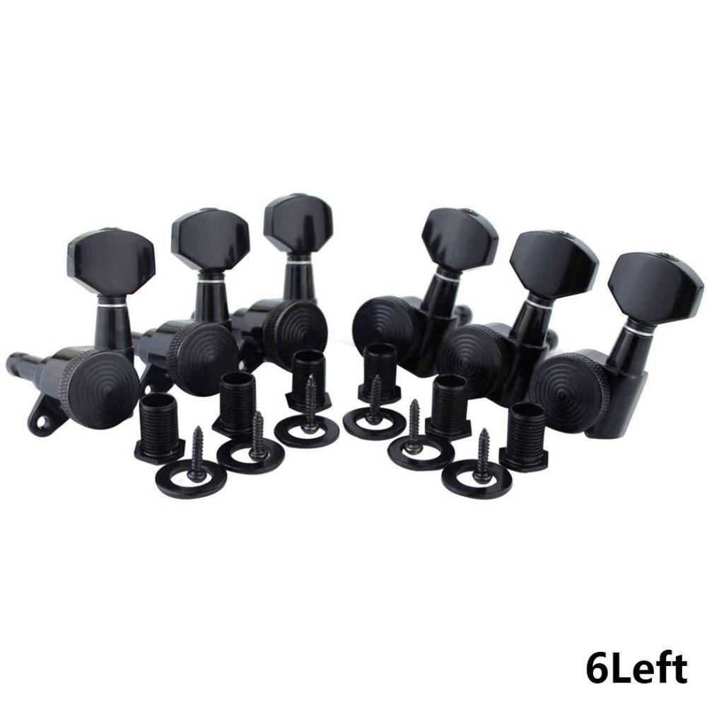 6PCS/Set Chrome Guitar Locking Tuners Silver/Gold/Black Lock String Tuning Pegs Black-6L
6PCS/Set Chrome Guitar Locking Tuners Silver/Gold/Black Lock String Tuning Pegs Black-6L