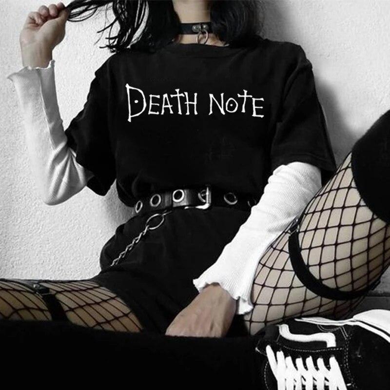 Harajuku аниме Death Note футболка с принтом для мужчин и женщин большие модные футболки высокого качества футболка с фанатом аниме Harajuku Manga мужские топы S чёрный
Harajuku аниме Death Note футболка с принтом для мужчин и женщин большие модные футболки высокого качества футболка с фанатом аниме Harajuku Manga мужские топы S чёрный