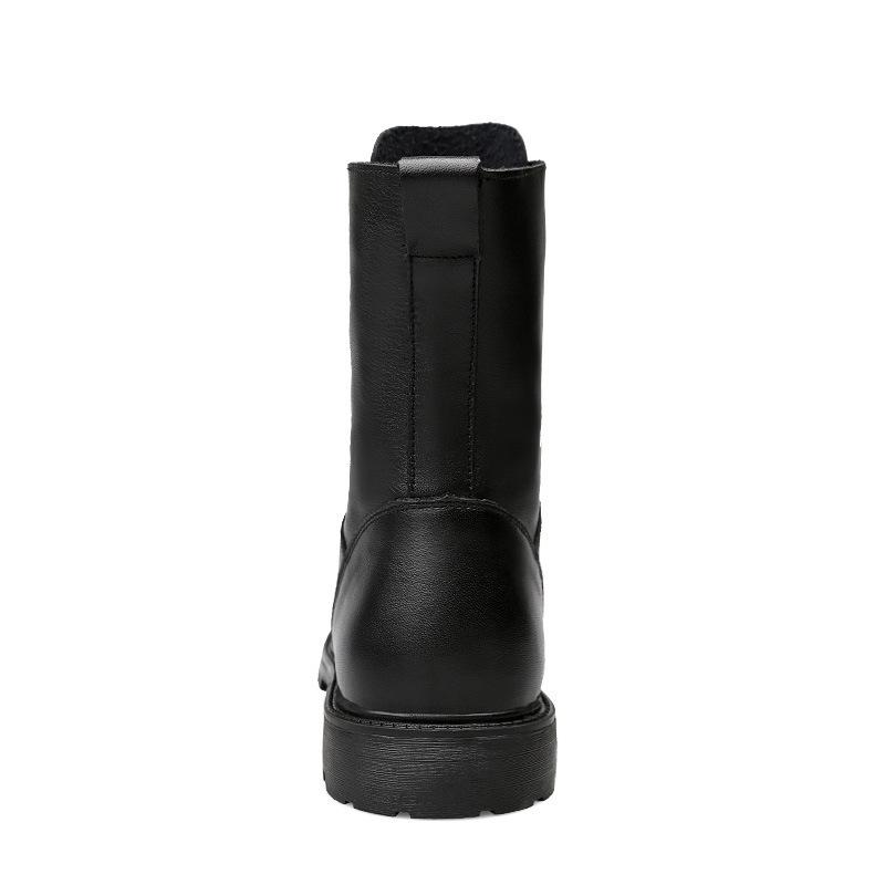 Winter high tube thick sole heightening velvet cowhide cotton boots high top warm military boots wind large size thick sole boots 37
Winter high tube thick sole heightening velvet cowhide cotton boots high top warm military boots wind large size thick sole boots 37