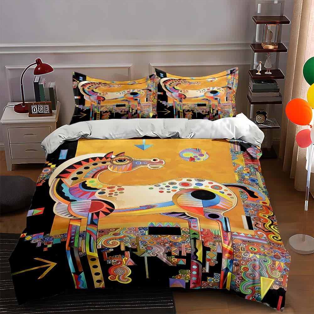 Colorful, abstract, geometric. Bedding Duvet cover sets Duvet covers Pillowcases gifts (1 * Duvet Cover 2 * Pillowcases, without duvet insert) 135x200cm
Colorful, abstract, geometric. Bedding Duvet cover sets Duvet covers Pillowcases gifts (1 * Duvet Cover 2 * Pillowcases, without duvet insert) 135x200cm