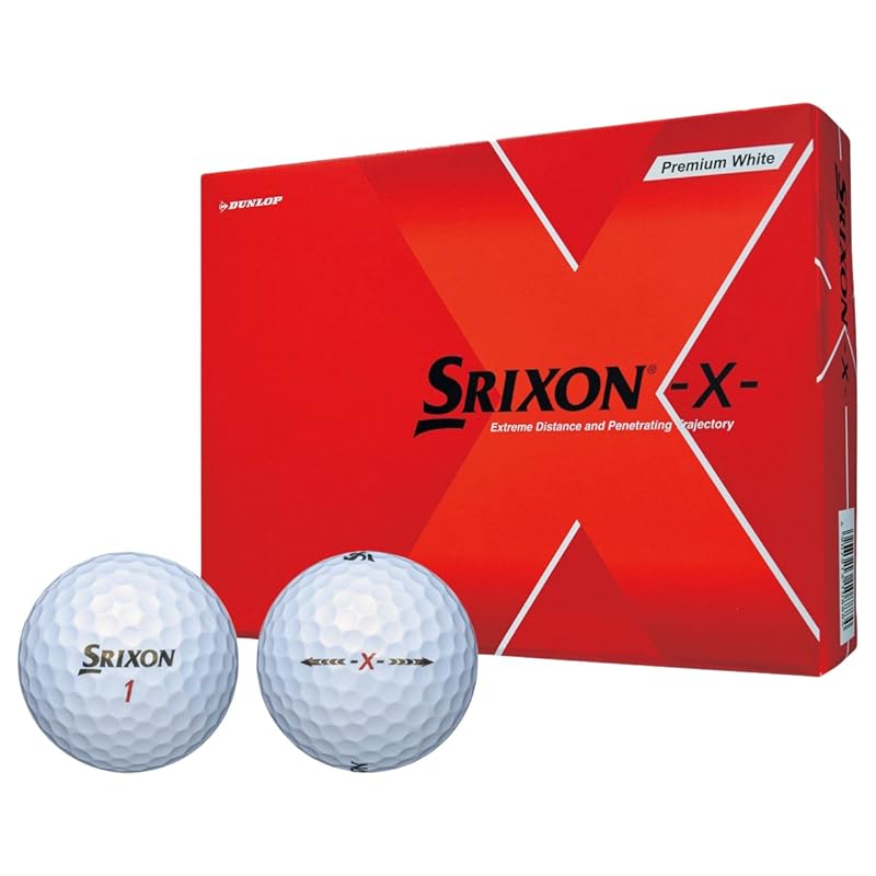 DUNLOP golf ball SRIXON -X- 1 dozen (12 pieces) premium white 
DUNLOP golf ball SRIXON -X- 1 dozen (12 pieces) premium white