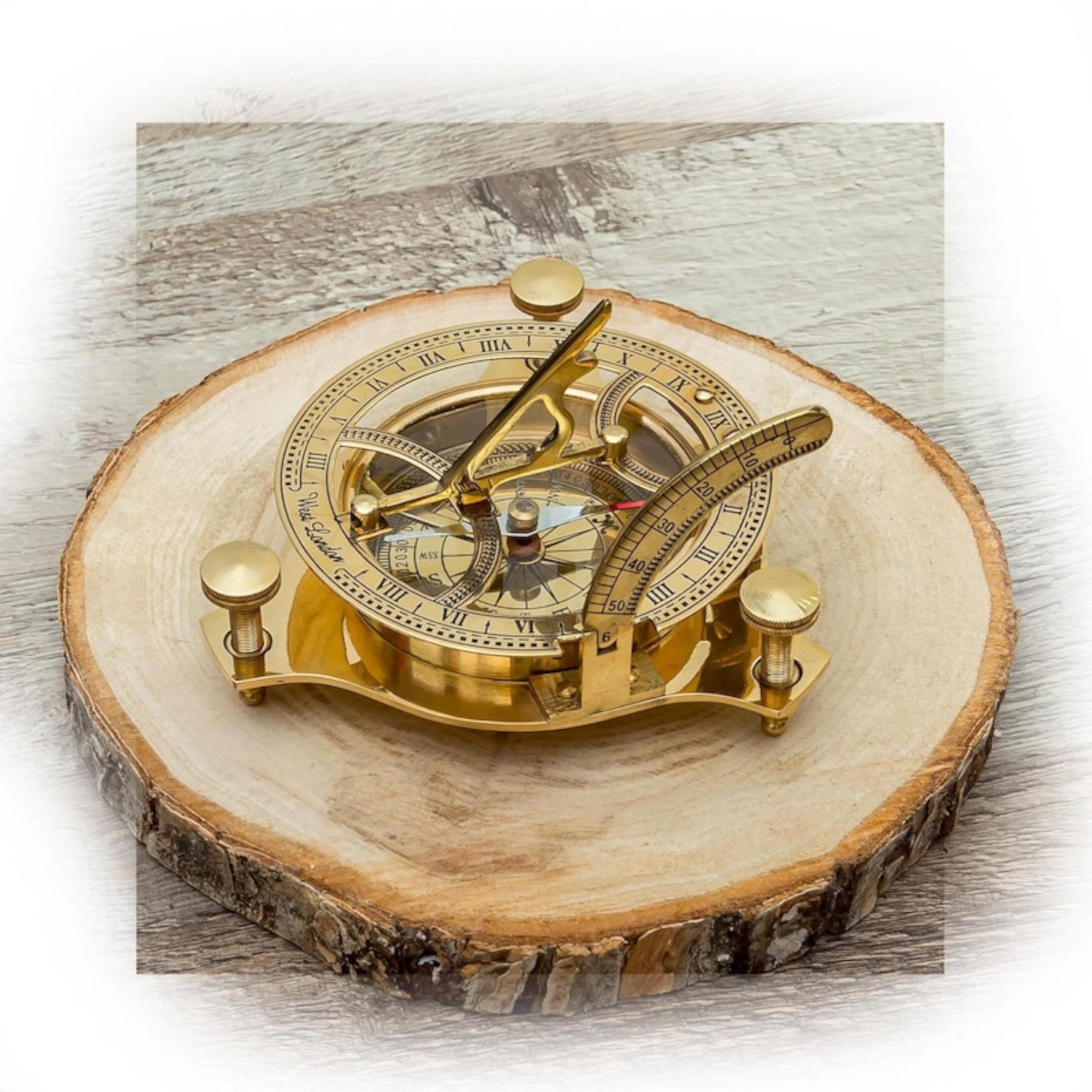 Vintage-Inspired Brass Sundial Compass - Timeless Elegance for Your Space Free Gift Compass key chain Christmas gift
Vintage-Inspired Brass Sundial Compass - Timeless Elegance for Your Space Free Gift Compass key chain Christmas gift