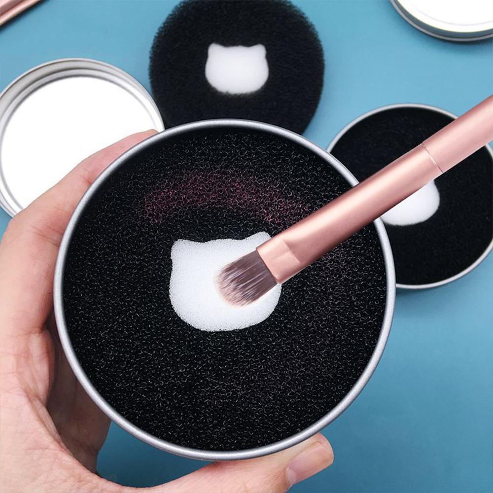 Cat Pattern Makeup Brush Cleaning Sponge, Portable Cleaning Case, Suitable for Home and Travel
Cat Pattern Makeup Brush Cleaning Sponge, Portable Cleaning Case, Suitable for Home and Travel