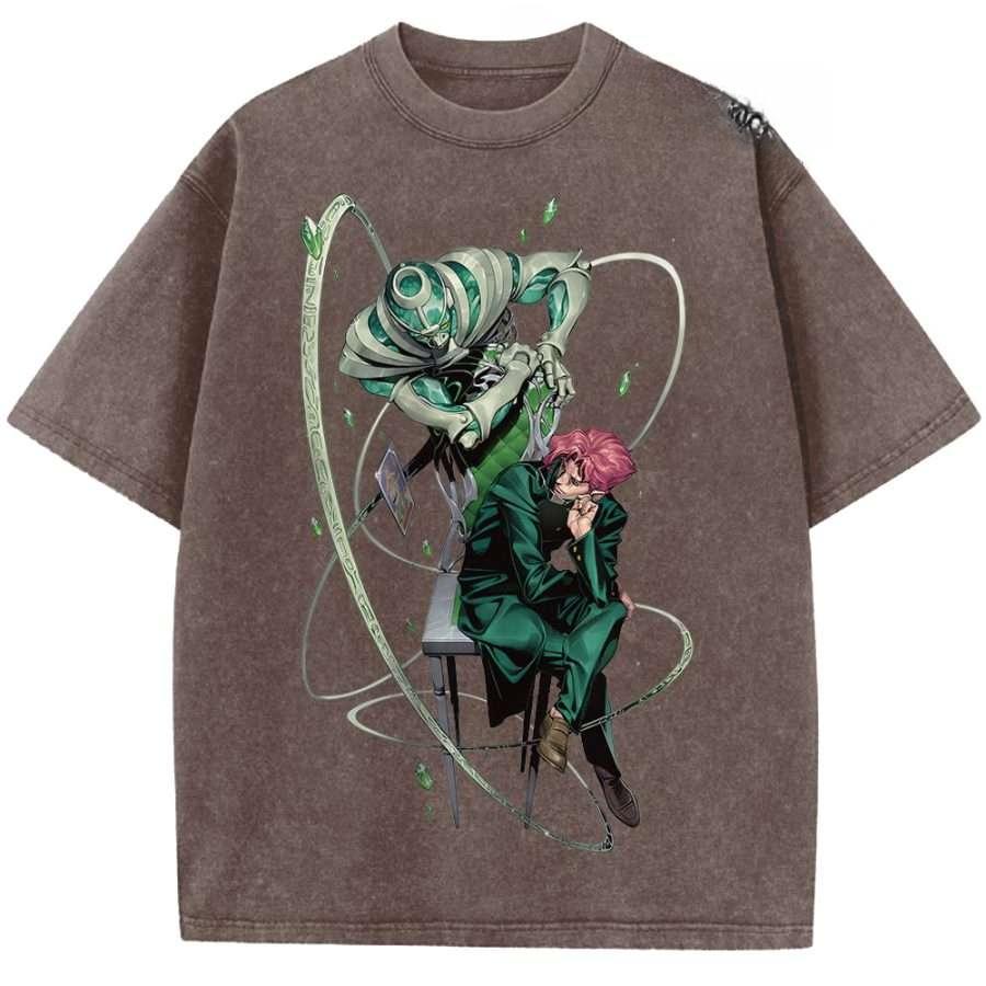 Аниме JoJo s Bizarre Adventure Какёин Нориаки Графическая футболка Мужская одежда Оверсайз футболка Стиранная хлопковая футболка Харадзюку Футболка S коричневый
Аниме JoJo s Bizarre Adventure Какёин Нориаки Графическая футболка Мужская одежда Оверсайз футболка Стиранная хлопковая футболка Харадзюку Футболка S коричневый