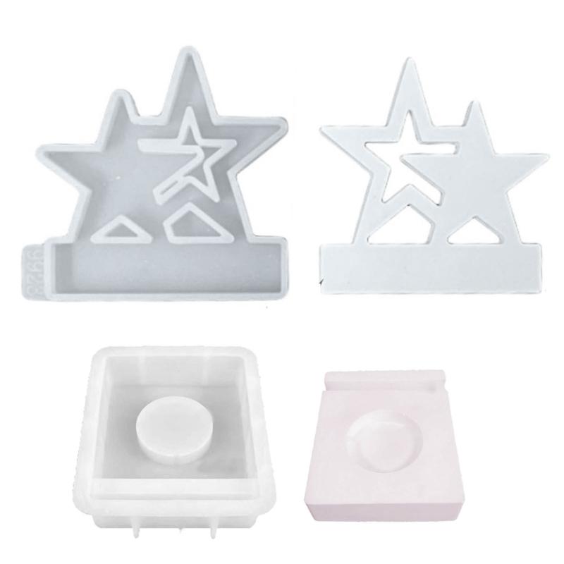 Star Candle Holder Molds with Base for Making Candle Holder Tealight Holder Decorations Gypsum Ornament Art Craft 1
Star Candle Holder Molds with Base for Making Candle Holder Tealight Holder Decorations Gypsum Ornament Art Craft 1