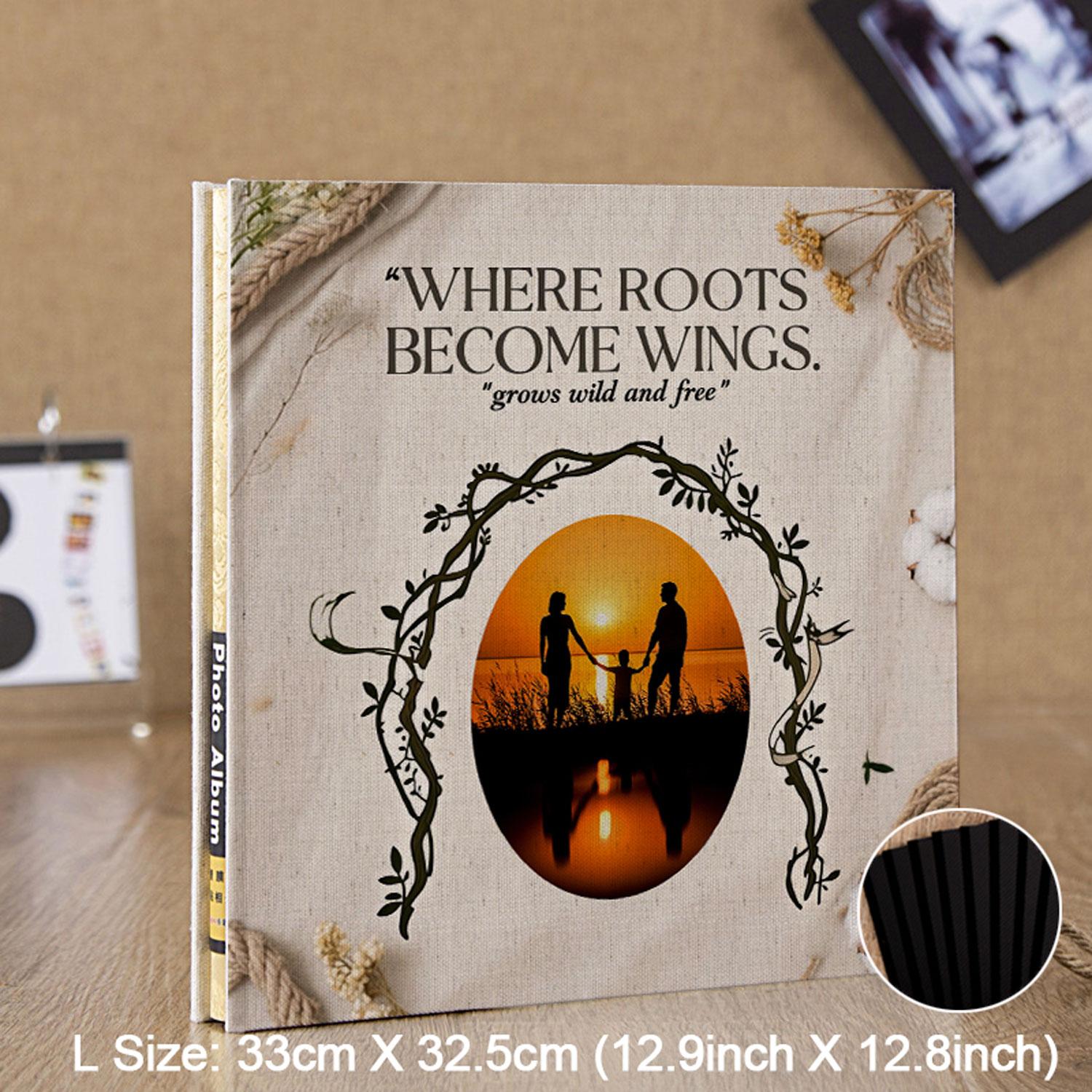 18 Inch Custom Family Memory Book - 20 Self-Adhesive Pages, Laminated Protection, Gift Ready (White or Black Inner Paper) чёрный
18 Inch Custom Family Memory Book - 20 Self-Adhesive Pages, Laminated Protection, Gift Ready (White or Black Inner Paper) чёрный