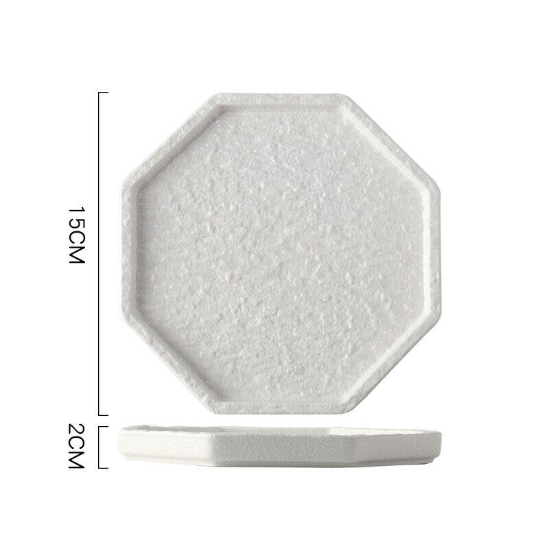 BEPAN 1PC Octagonal Black White Plate Luxury Light Luxury Steak Plate Western Food Dish Tableware for Home Dining Table
BEPAN 1PC Octagonal Black White Plate Luxury Light Luxury Steak Plate Western Food Dish Tableware for Home Dining Table