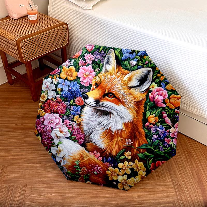 1 PC Automatic Folding Umbrella - Fox in the Flowers Pattern, Portable & Foldable Design with 8 Ribs, Christmas Birthday Gifts
1 PC Automatic Folding Umbrella - Fox in the Flowers Pattern, Portable & Foldable Design with 8 Ribs, Christmas Birthday Gifts